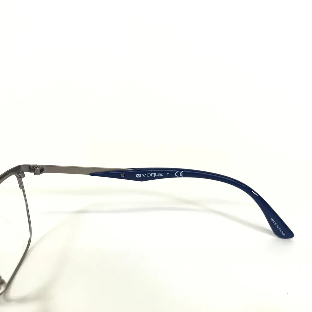 Vogue Eyeglasses Frames VO4110 965-S Matte Grey Blue Purple Plum 53-17-140